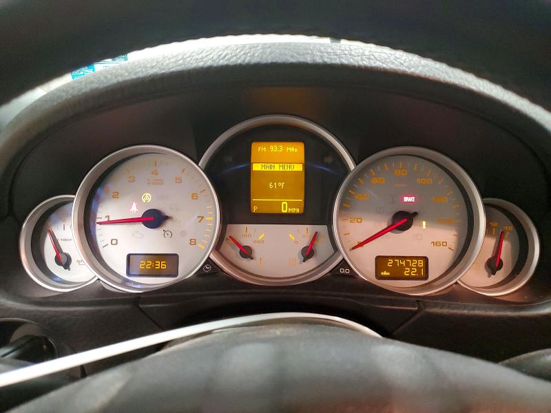 2006 Porsche Cayenne VIN WP1AB29P96LA67762 COPART salvage auction — HAIL, Wy - Certificate Of Title, sold $225 on 2026-09-02 (photo 9)