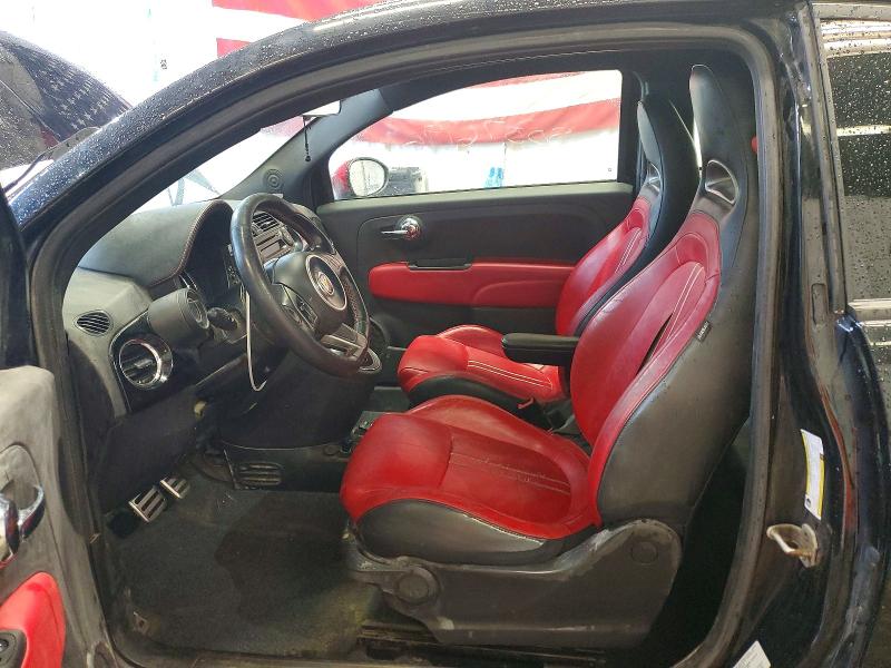 2015 Fiat 500 VIN 3C3CFFFH7FT501740 COPART salvage auction — FRONT END, ID - SALVAGE CERTIFICATE OF TITLE, sold $900 on 2026-08-13 (photo 7)