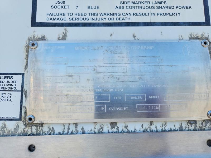 2012 Great dane Dry van VIN 1GRAA0620CT568977 COPART salvage auction — NORMAL WEAR, AZ - CERT OF TITLE - SALVAGE, sold $3,000 on 2026-09-17 (photo 9)