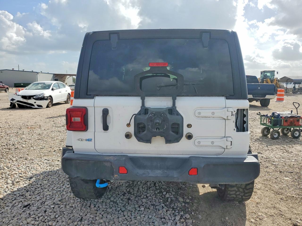 2023 Jeep Wrangler / VIN 1C4JJXP66PW642489 COPART salvage auction — Front End, CA - CERTIFICATE OF TITLE (P), sold $8,000 on 2026-08-27 (photo 6)