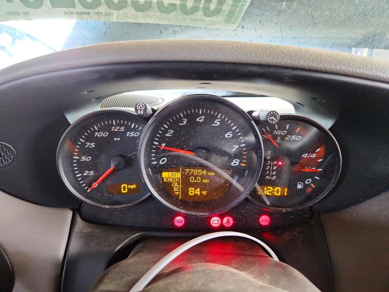 2002 Porsche Boxster VIN WP0CA29822U624277 COPART salvage auction — MINOR DENT/SCRATCHES, Az - Certificate Of Title, sold $5,100 on 2026-10-07 (photo 9)