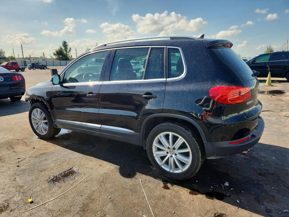 2013 Volkswagen Tiguan VIN WVGAV3AX8DW600900 COPART salvage auction — FRONT END, FL - CERTIFICATE OF TITLE, sold $1,050 on 2026-08-17 (photo 2)