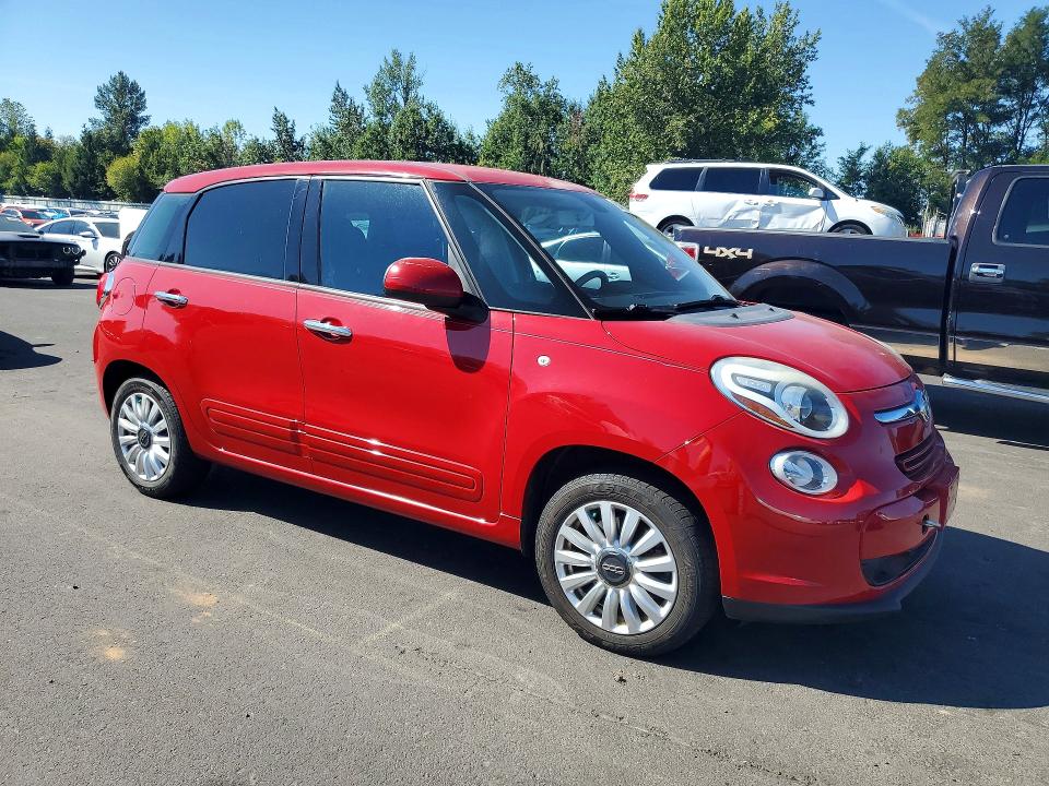 2014 Fiat 500l VIN ZFBCFABH0EZ002129 COPART salvage auction — MECHANICAL, Or - Certificate Of Title, sold $375 on 2026-08-17 (photo 4)