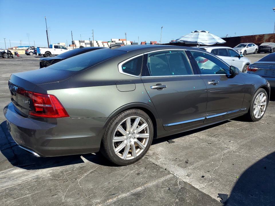 2020 Volvo S90 VIN LVYA22ML2LP175613 COPART salvage auction — SIDE, Ca - Salvage Certificate, sold $12,600 on 2026-09-11 (photo 3)