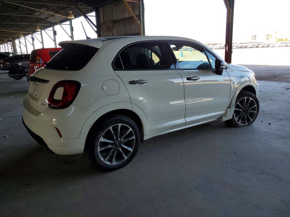 2022 Fiat 500x VIN ZFBNF3C12NP972890 COPART salvage auction — UNDERCARRIAGE, AZ - CERT OF TITLE - SALVAGE, sold $6,900 on 2026-09-09 (photo 3)