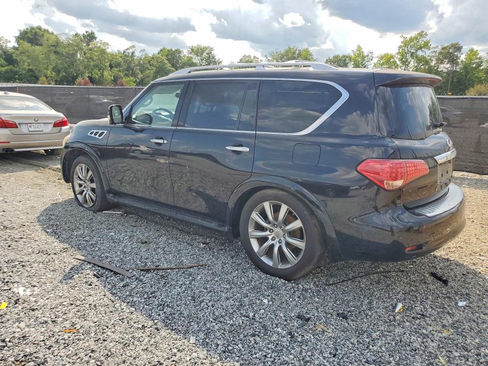 2012 Infiniti Qx56 VIN JN8AZ2ND5C9715328 COPART salvage auction — SIDE, Oh - Certificate Of Title, sold $875 on 2026-08-31 (photo 2)
