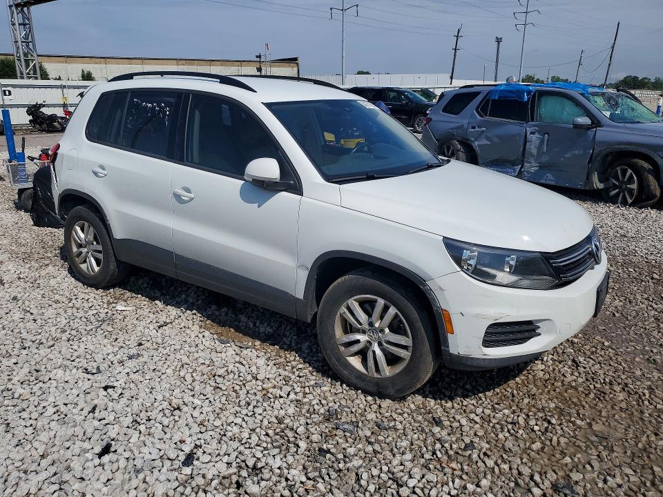 2016 Volkswagen Tiguan VIN WVGBV7AX6GW513562 COPART salvage auction — REAR END, Oh - Cert Of Title-Salvage, sold $1,100 on 2026-08-18 (photo 4)