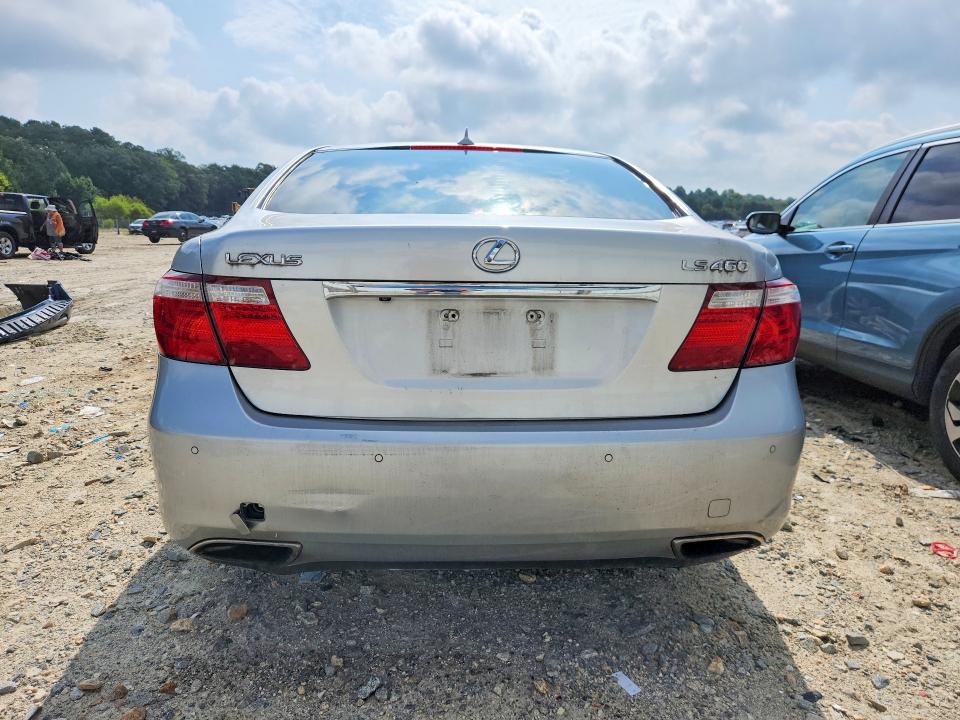 2007 Lexus LS 460 VIN JTHBL46F975050796 COPART salvage auction — NORMAL WEAR, DE - CERTIFICATE OF TITLE, sold $300 on 2026-09-10 (photo 6)