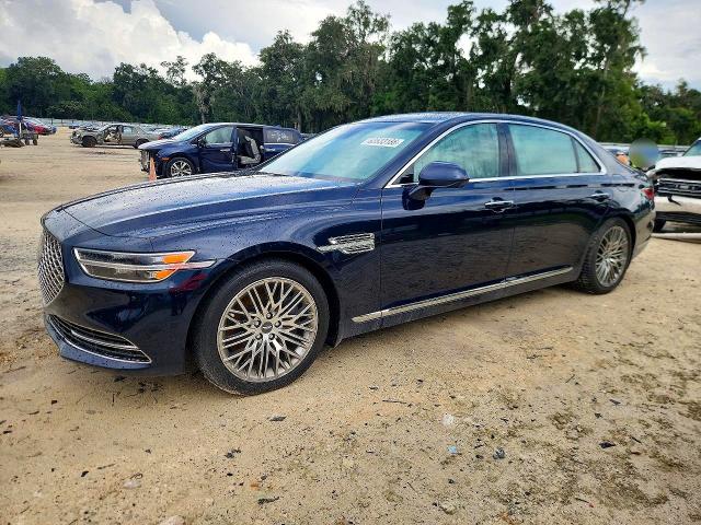 2021 Genesis G90 VIN KMTF54PH6MU085411 — COPART salvage auction photo