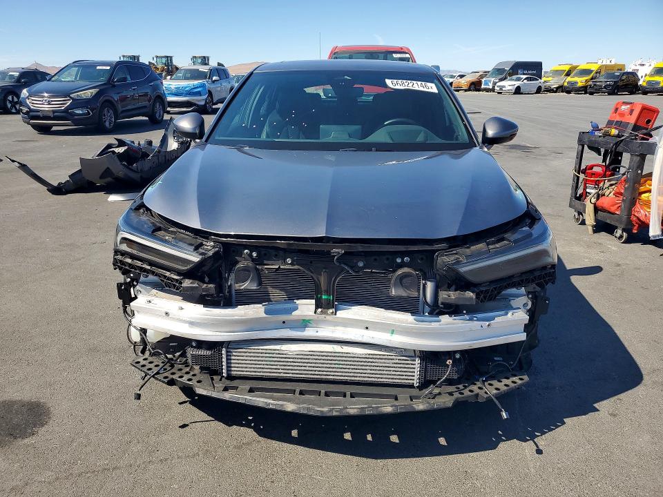 2025 Acura Integra VIN 19UDE4G73SA017810 COPART salvage auction — FRONT END, Ca - Salvage Certificate, sold $9,900 on 2026-09-02 (photo 5)