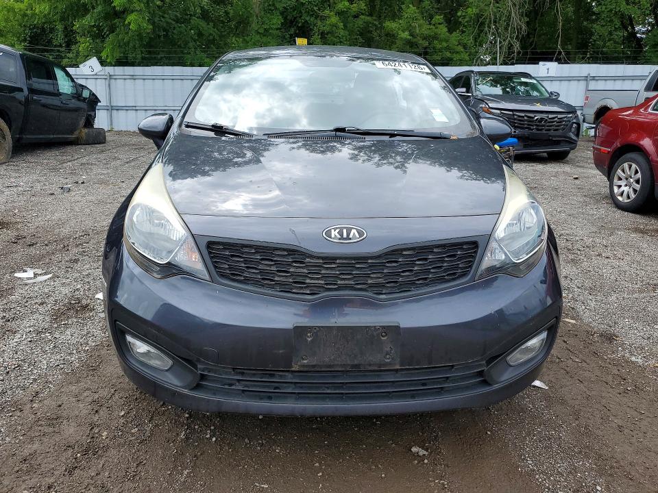2012 Kia Rio VIN KNADM4A32C6087193 COPART salvage auction — VANDALISM, ON - PERMIT NO BRAND - UNFIT, sold $325 on 2026-09-10 (photo 5)