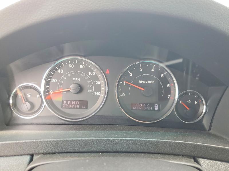 2008 Jeep Grand cherokee VIN 1J8GR48K18C160859 COPART salvage auction — FRONT END, CA - SALVAGE CERTIFICATE, sold $425 on 2026-08-21 (photo 9)