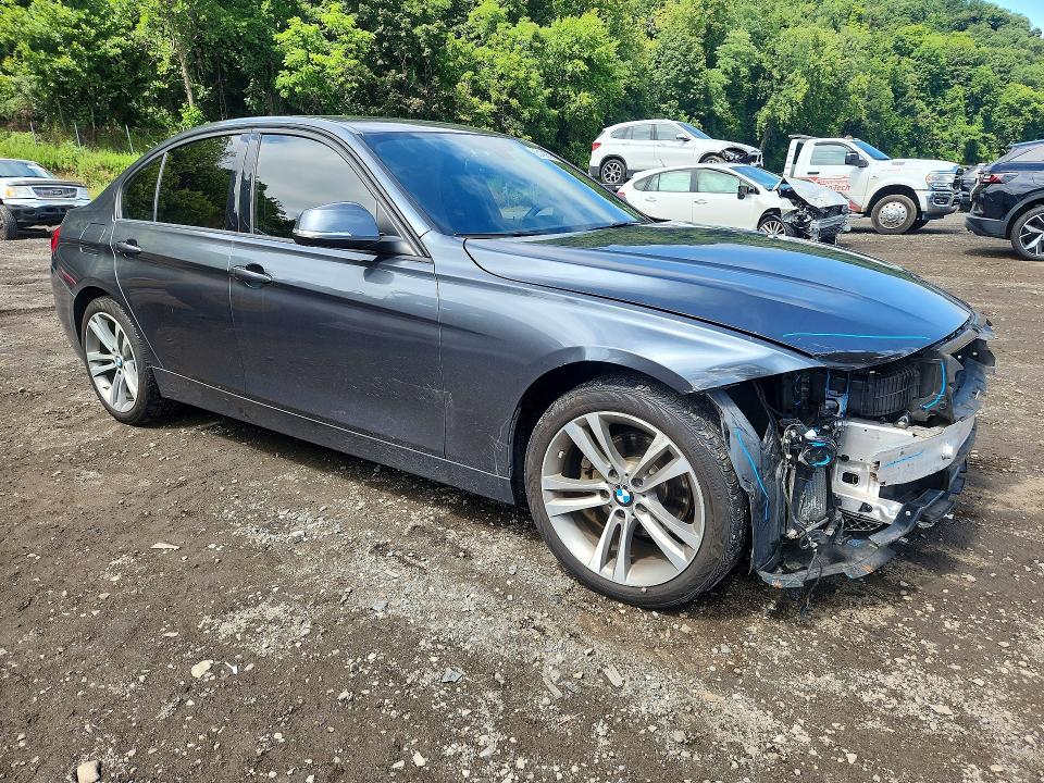 2016 BMW 3er VIN WBA8E3G56GNT26533 COPART salvage auction — FRONT END, Ny - Mv-907A Salvage Certificate, sold $3,800 on 2026-08-20 (photo 4)
