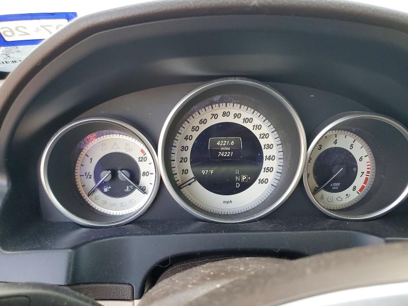 2014 Mercedes-benz E-klasse VIN WDDKJ5KB7EF270788 COPART salvage auction — REAR END, Tx - Salvage Vehicle Title, sold $3,150 on 2026-08-13 (photo 9)