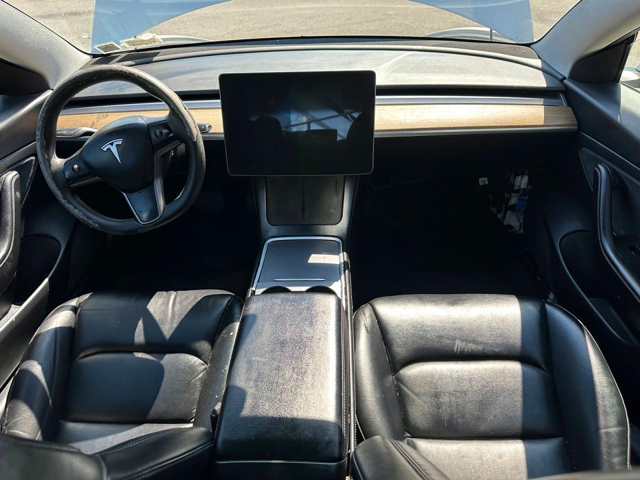 2021 Tesla Model 3 VIN 5YJ3E1EA9MF857852 COPART salvage auction — Rear End, VA - CERTIFICATE OF TITLE, sold $8,300 on 2026-09-15 (photo 6)