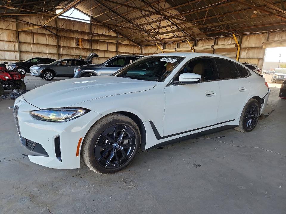 2023 BMW I4 VIN WBY73AW08PFR02565 — COPART salvage auction photo