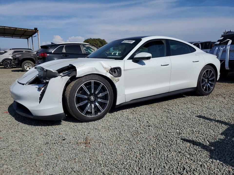 2021 Porsche Taycan VIN WP0AA2Y14MSA13728 — COPART salvage auction photo