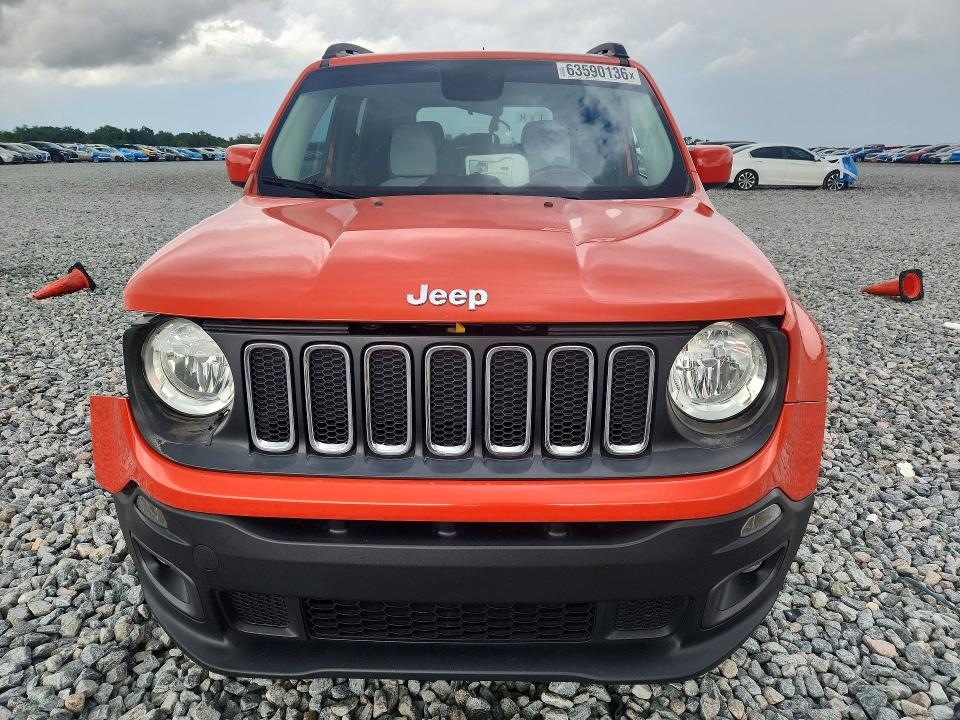 2017 Jeep Renegade VIN ZACCJABB5HPF50475 COPART salvage auction — FRONT END, Fl - Cert Of Title Slvg Rebuildable, sold $1,650 on 2026-08-14 (photo 5)