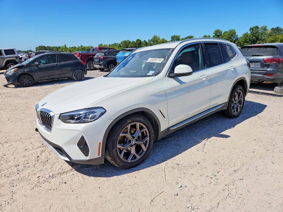 2022 BMW X3 VIN 5UX43DP00N9L75555 — COPART salvage auction photo