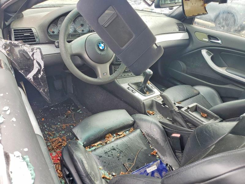 2005 BMW M3 VIN WBSBL93455PN62437 COPART salvage auction — ROOF, Va - Cert Of Title - Salvage, sold $8,900 on 2026-08-26 (photo 8)