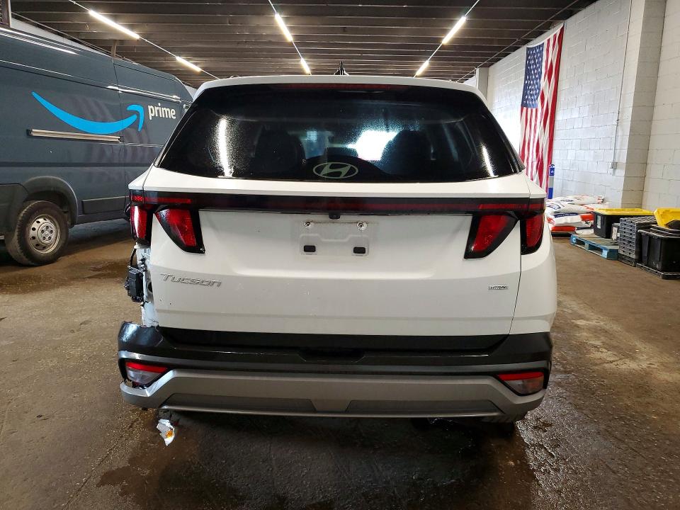 2025 Hyundai Tucson VIN 5NMJBCDE5SH560928 COPART salvage auction — FRONT END, Az - Cert Of Title - Salvage (P), sold $7,900 on 2026-09-14 (photo 6)