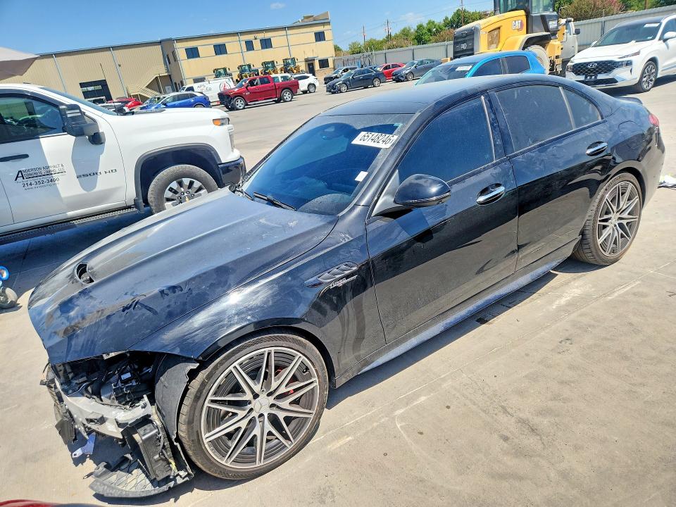 2025 Mercedes-benz C-klasse amg VIN W1KAF8AB8SR263312 — COPART salvage auction photo