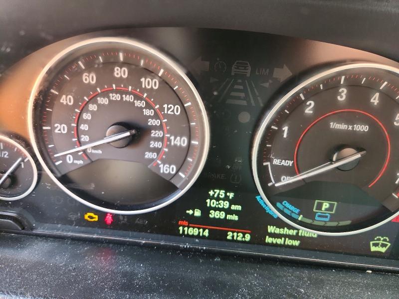 2013 BMW Activehybrid 3 VIN WBA3F9C59DF484404 COPART salvage auction — REAR END, WA - VEHICLE CERT OF OWNERSHIP-TITL, sold $400 on 2026-08-20 (photo 9)