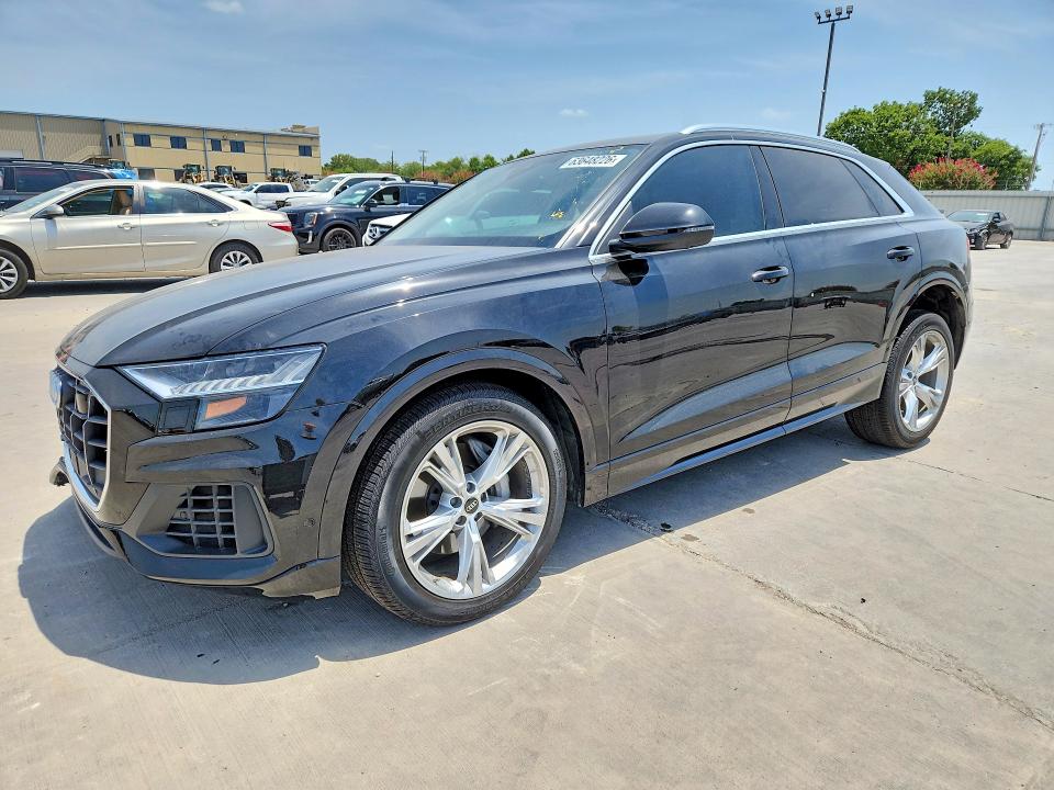 2023 Audi Q8 VIN WA1BVBF17PD008552 COPART salvage auction — Front End, Ms - Salvage Title, sold $20,000 on 2026-09-24 (photo 1)