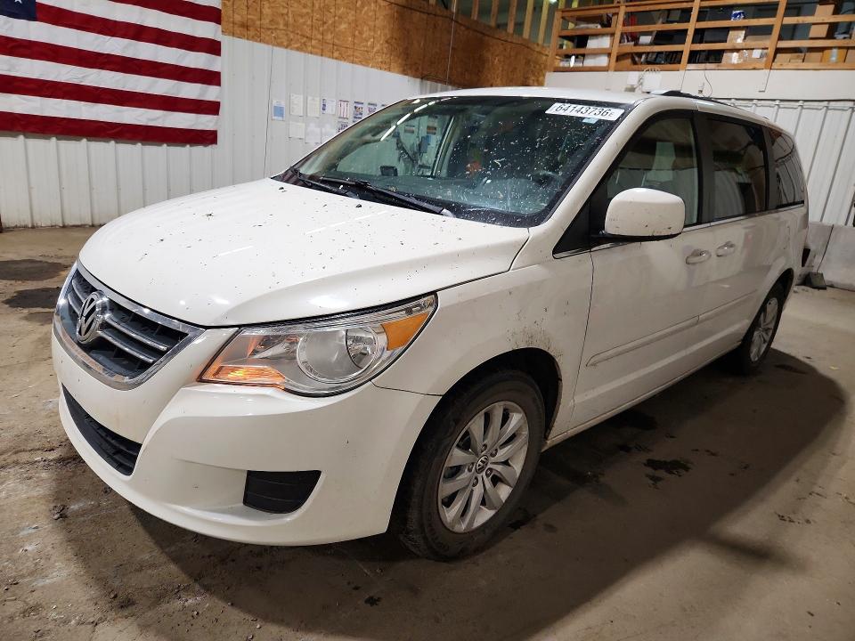 2012 Volkswagen Routan VIN 2C4RVABG3CR392152 COPART salvage auction — FRONT END, Ak - Bill Of Sale- Salvage, sold $500 on 2026-08-25 (photo 1)