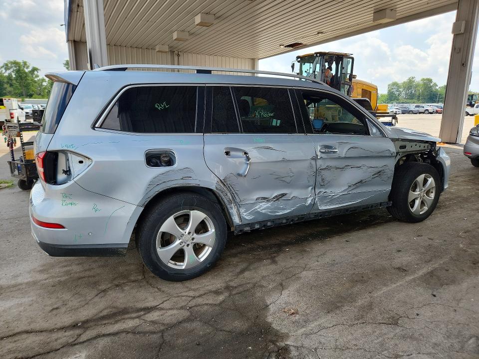 2017 Mercedes-benz Gls-klasse VIN 4JGDF6EE8HA897965 COPART salvage auction — ROLLOVER, In - Cert Of Title-Salvage Title, sold $7,600 on 2026-08-24 (photo 3)