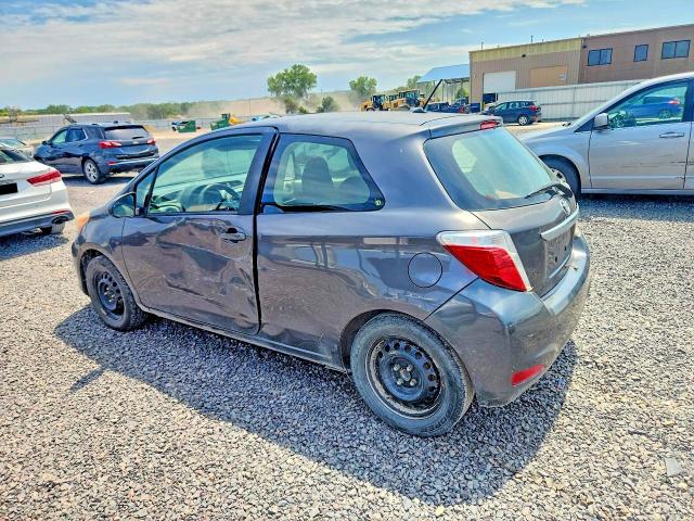 2012 Toyota Yaris VIN JTDJTUD38CD511895 COPART salvage auction — SIDE, KS - CERT OF TITLE-SALVAGE, sold $550 on 2026-09-08 (photo 2)