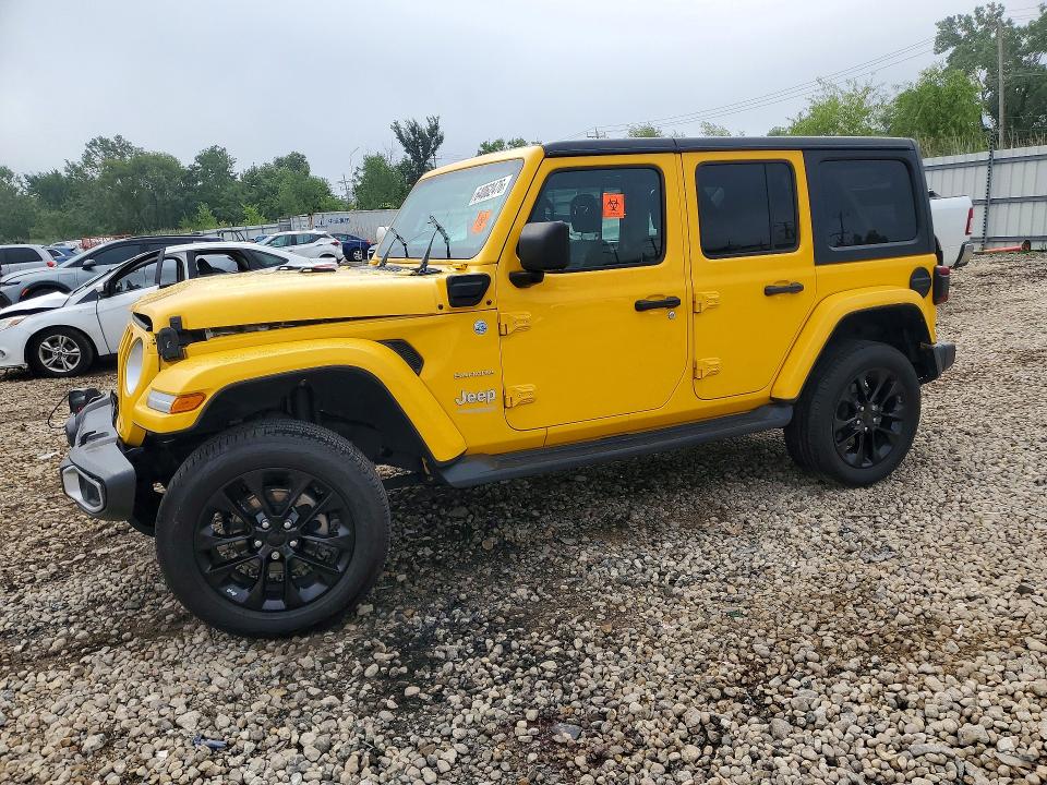 2021 Jeep Wrangler / VIN 1C4JJXP6XMW698768 — COPART salvage auction photo