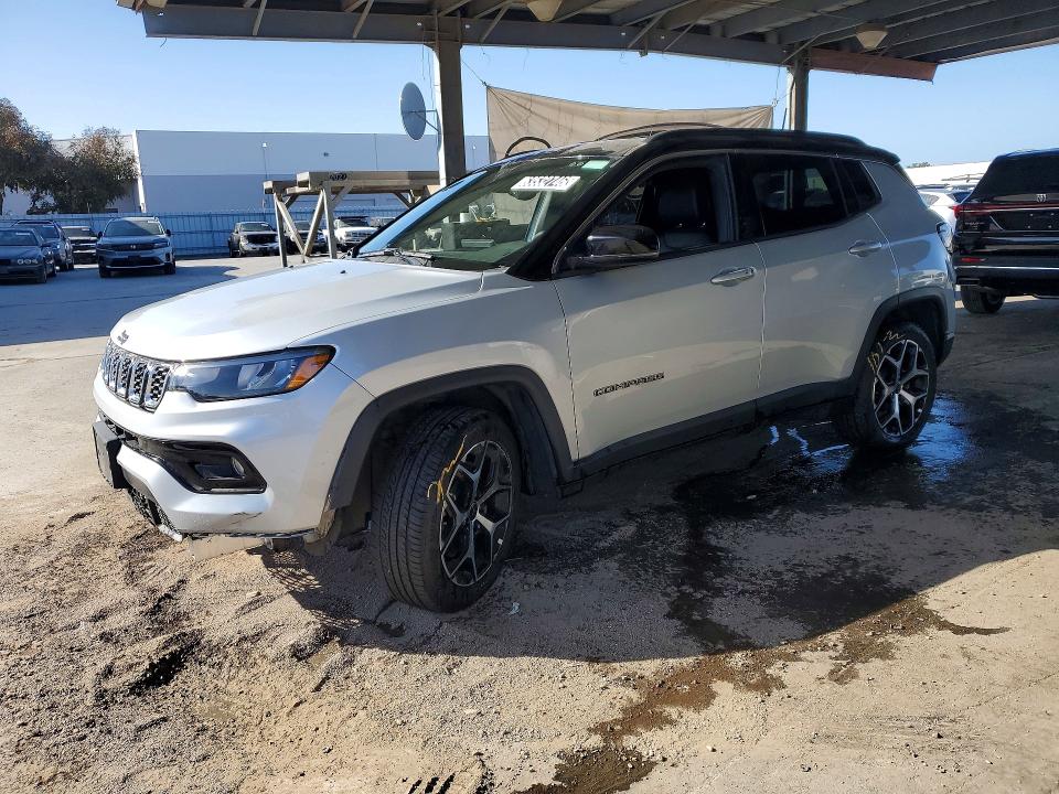 2025 Jeep Compass VIN 3C4NJDCN5ST557526 COPART salvage auction — MECHANICAL, CA - SALVAGE CERTIFICATE, sold $6,300 on 2026-08-24 (photo 1)