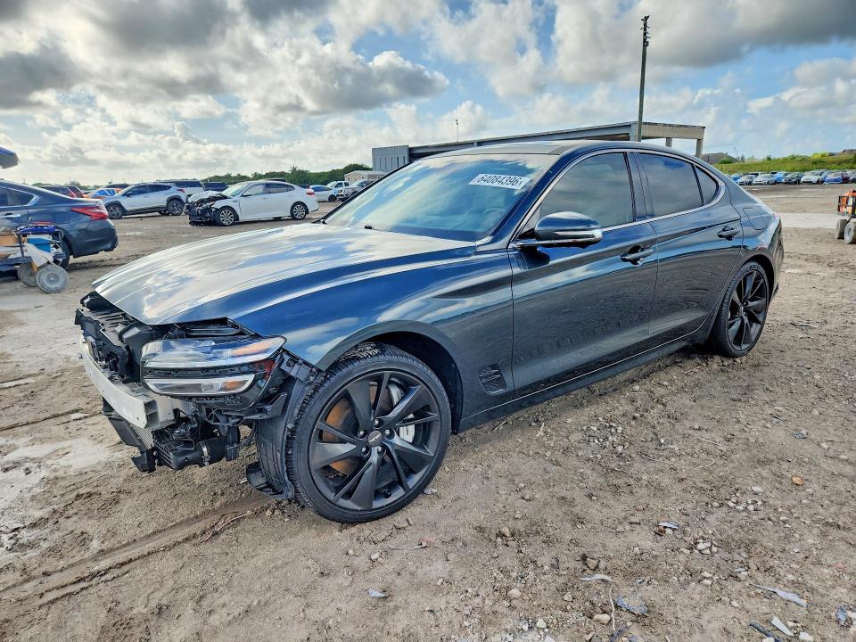 2023 Genesis G70 VIN KMTG54TEXPU117524 — COPART salvage auction photo