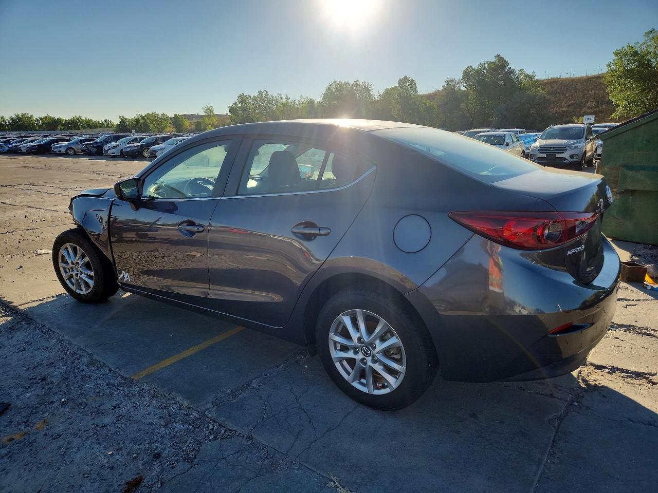 2018 Mazda 3 VIN 3MZBN1U7XJM185242 COPART salvage auction — Front End, Bs - Non-Repairable, sold $1,650 on 2026-09-21 (photo 2)