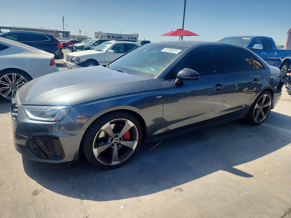 2022 Audi A4 VIN WAUEAAF48NA042871 — COPART salvage auction photo