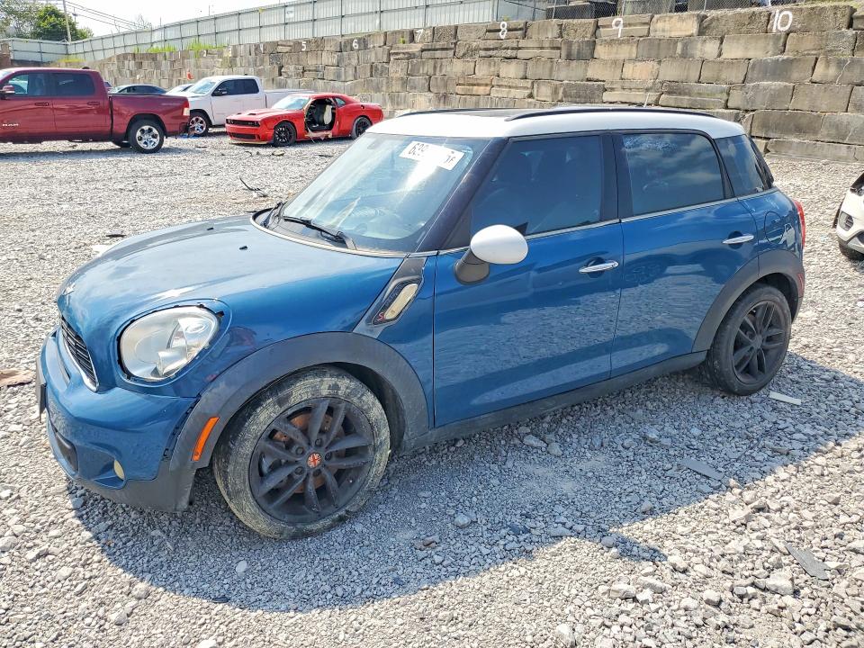 2012 Mini Cooper VIN WMWZC3C57CWL82579 COPART salvage auction — FRONT END, Oh - Cert Of Title-Salvage Flood, sold $125 on 2026-08-28 (photo 1)