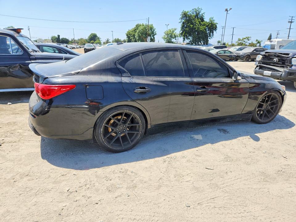2017 Infiniti Q50 VIN JN1EV7AP4HM741786 COPART salvage auction — UNDERCARRIAGE, Ca - Dlr/Dis/Exp Only Salvage Title, sold $1,800 on 2026-08-19 (photo 3)