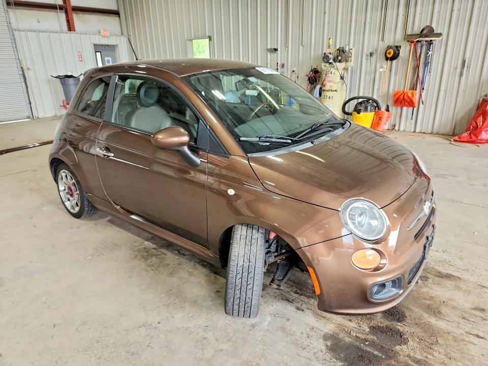 2012 Fiat 500 VIN 3C3CFFBR0CT383069 COPART salvage auction — SIDE, Ny - Mv-907A Salvage Certificate, sold $450 on 2026-09-09 (photo 4)