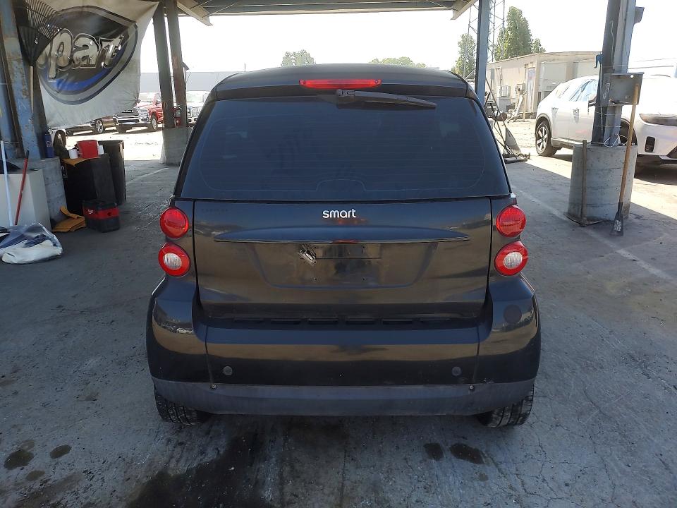 2009 Smart Fortwo VIN WMEEJ31X79K273021 COPART salvage auction — FRONT END, Ca - Dis/Dlr/Exp Only Clean Title, sold $300 on 2026-08-13 (photo 6)
