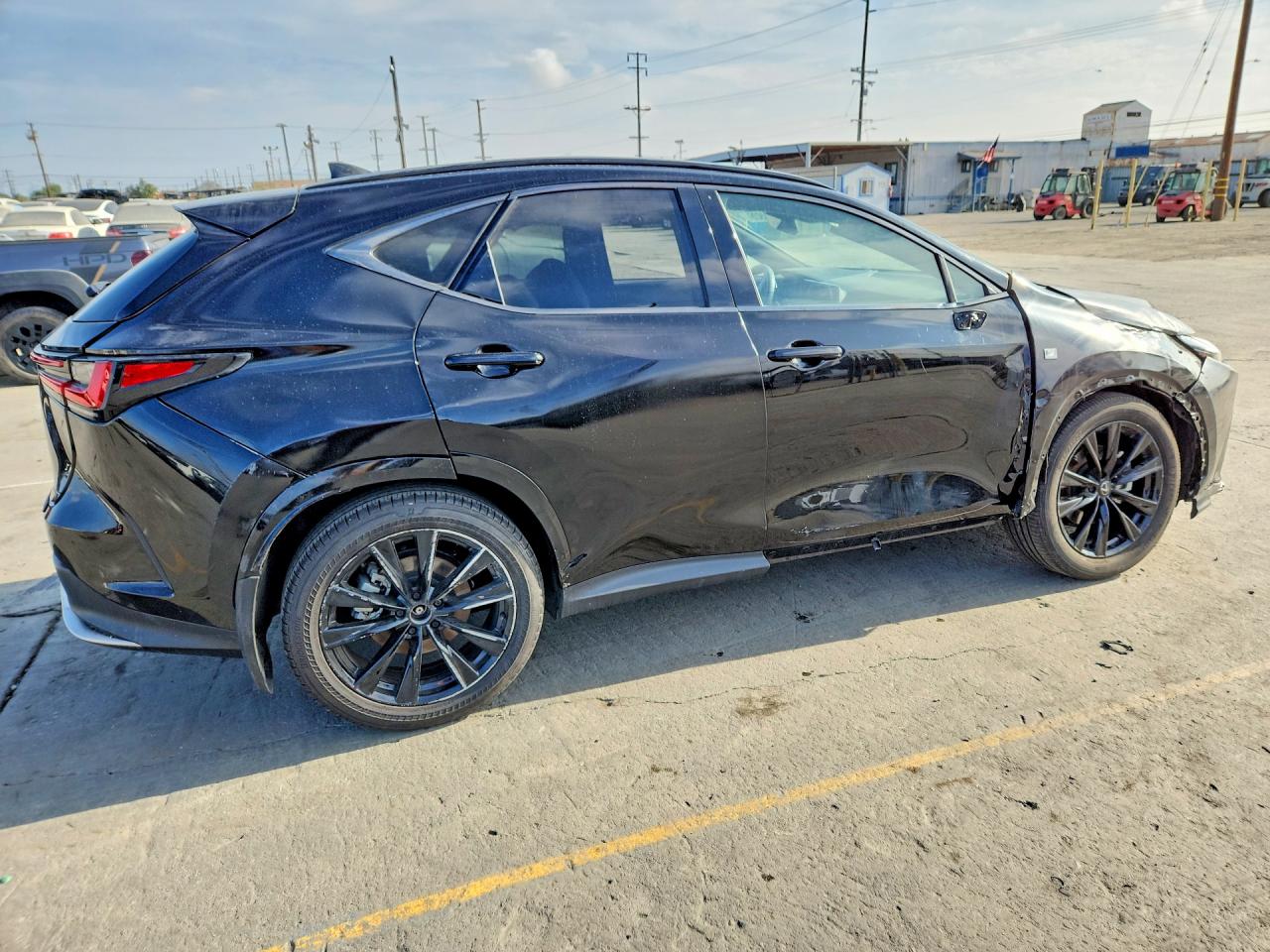 2025 Lexus Nx VIN 2T2KGCEZ5SC064035 COPART salvage auction — Front End, CA - SALVAGE CERTIFICATE, sold $15,900 on 2026-09-11 (photo 3)