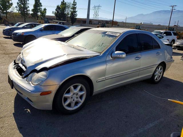 2004 Mercedes-benz C class VIN WDBRF61J04A622838 COPART salvage auction — REAR END, CA - SALVAGE CERTIFICATE, sold $375 on 2026-08-13 (photo 1)
