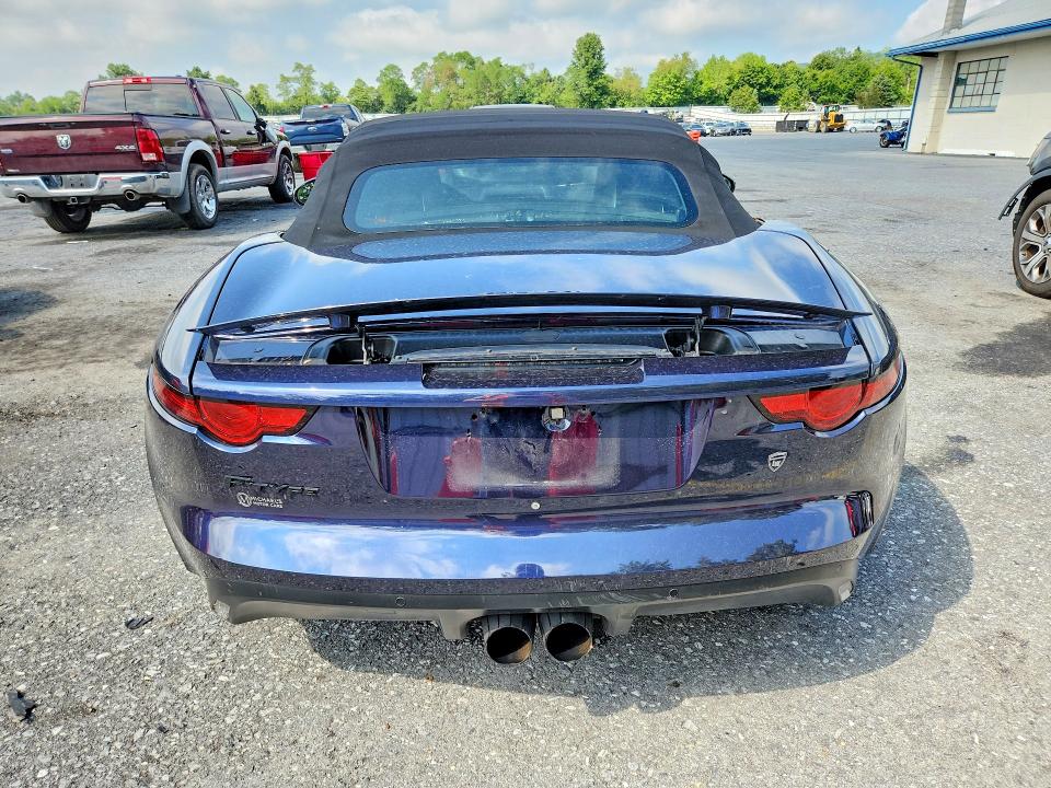 2018 Jaguar F-type VIN SAJDD5EV1JCK51053 COPART salvage auction — SIDE, Pa - Certificate Of Salvage, sold $12,800 on 2026-09-01 (photo 6)