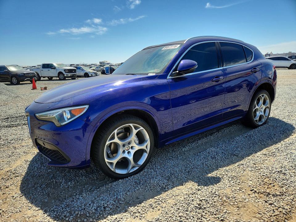 2021 Alfa romeo Stelvio VIN ZASPAKBN1M7D25180 — COPART salvage auction photo
