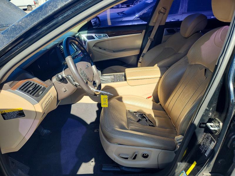 2017 Genesis G80 VIN KMHGN4JE7HU167375 COPART salvage auction — REAR END, Nv - Certificate Of Title (P), sold $2,800 on 2026-09-08 (photo 7)
