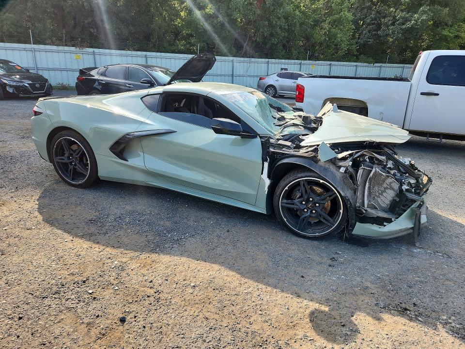 2024 Chevrolet Corvette VIN 1G1YB2D47R5125169 COPART salvage auction — FRONT END, La - Permit To Sell-Salvage Vehicle, sold $17,200 on 2026-08-13 (photo 4)
