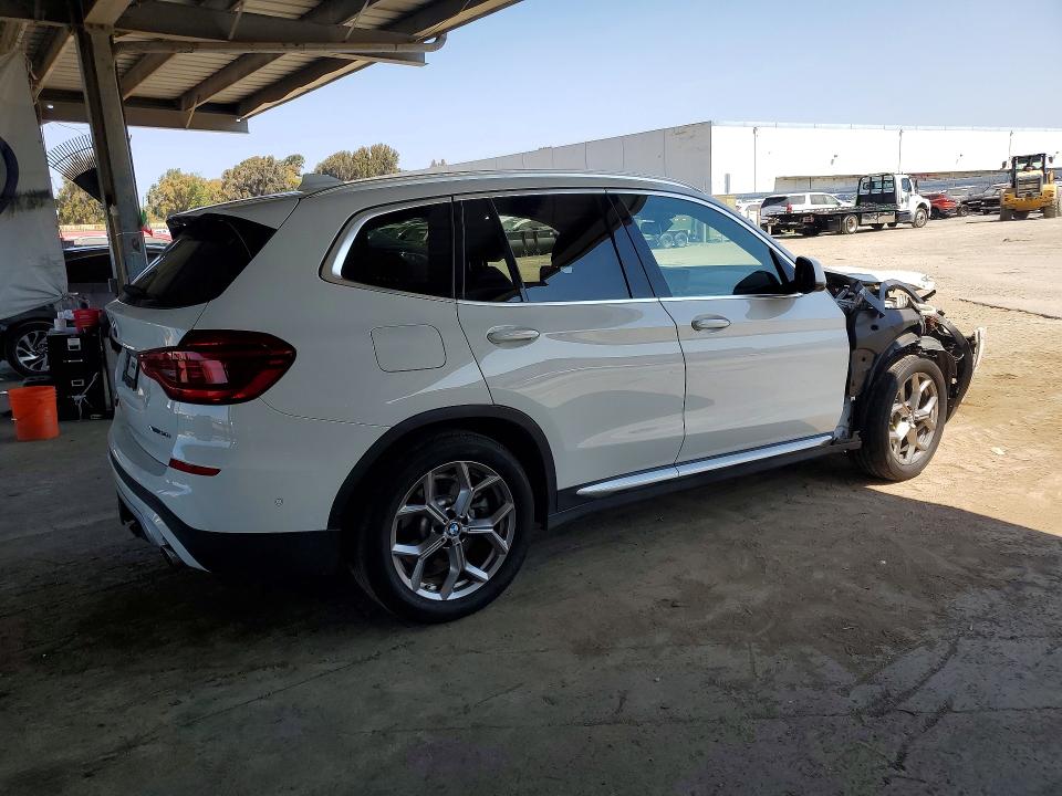 2020 BMW X3 VIN 5UXTY5C01LLT34330 COPART salvage auction — FRONT END, Ca - Salvage Certificate, sold $9,000 on 2026-09-03 (photo 3)