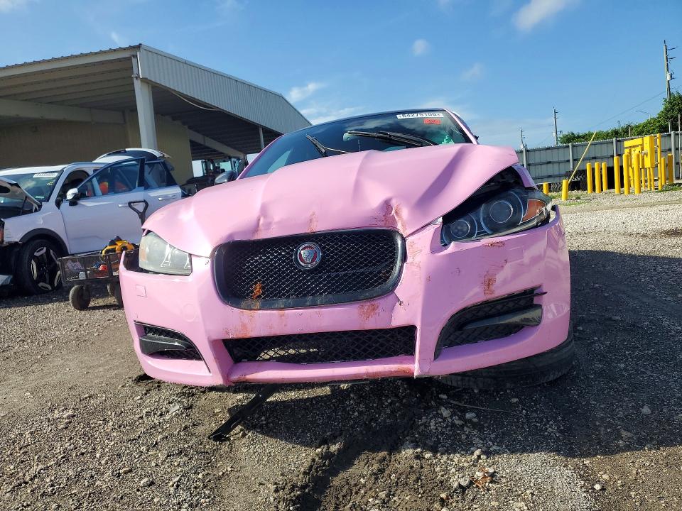 2015 Jaguar Xf VIN SAJWJ0FF2F8U64583 COPART salvage auction — FRONT END, Fl - Cert Of Ttl-Rebuilt&Slvg Rbld, sold $2,250 on 2026-09-09 (photo 5)
