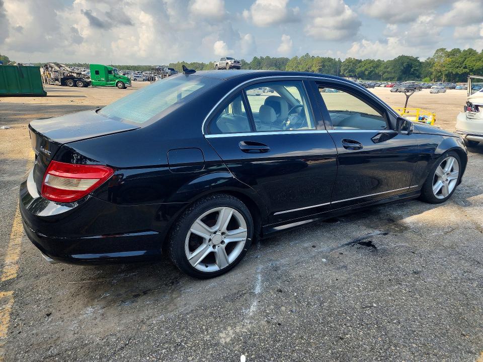 2011 Mercedes-benz C class VIN WDDGF8BB2BR156152 COPART salvage auction — FRONT END, AL - CERTIFICATE OF TITLE, sold $325 on 2026-08-10 (photo 3)