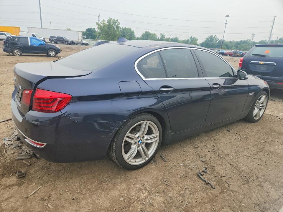 2014 BMW 5er VIN WBA5B3C5XED293167 COPART salvage auction — FRONT END, Mi - Certificate Of Title, sold $3,650 on 2026-08-18 (photo 3)